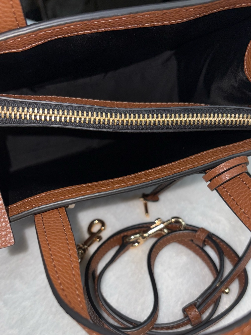 Marc Jacobs Mini Grind Leather Tote – Carmel - Picture 13 of 13